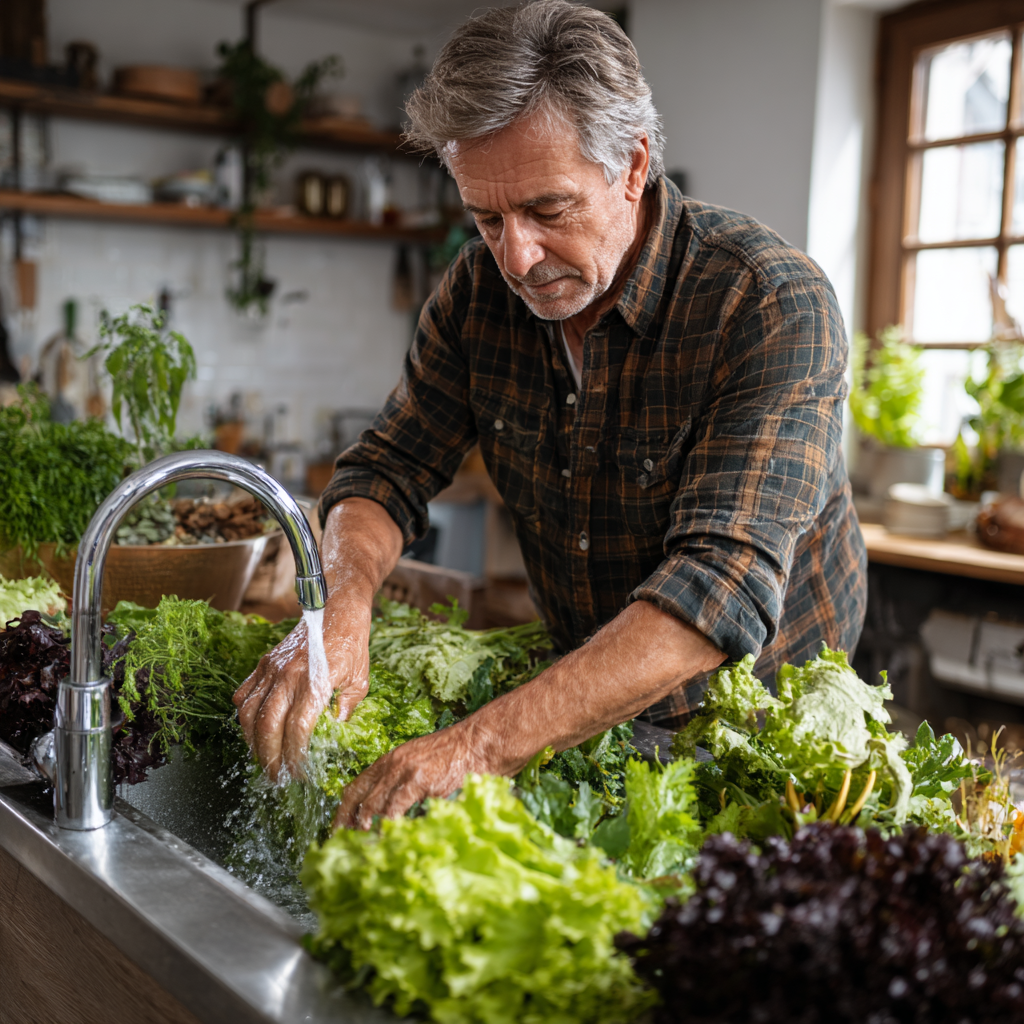 Процес приготування здорової їжі з натуральними інгредієнтами